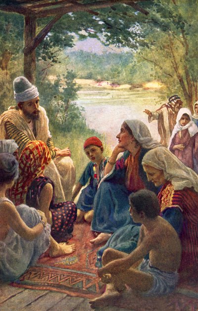 Lydia z Thyatiry od Harold Copping