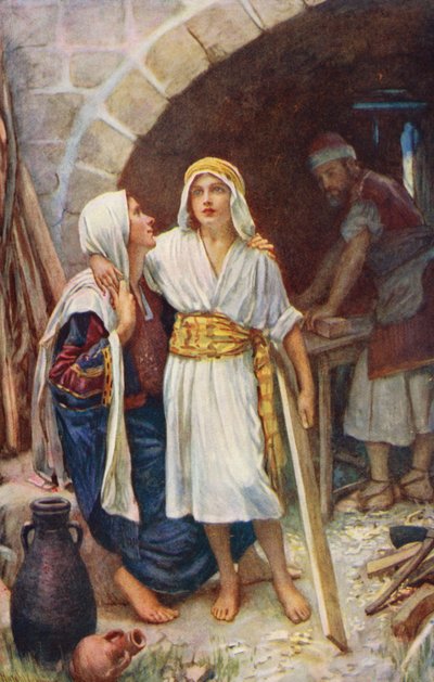 Nový zákon: (barevná litografie) od Harold Copping