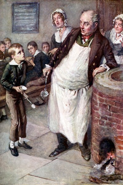 Oliver Twist od Charlese Dickense od Harold Copping