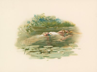 Ofélie, utopená od Harold Copping