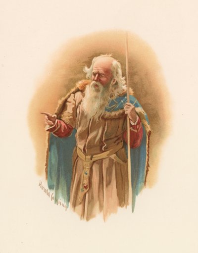 Polonius ze Shakespearova Hamleta od Harold Copping