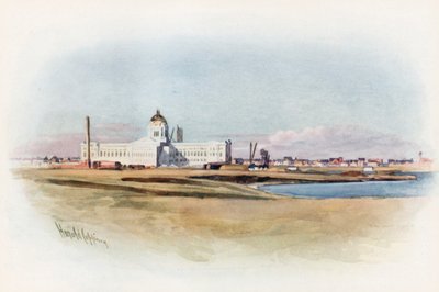 Regina, Saskatchewan, Nová budova parlamentu v průběhu erekce od Harold Copping