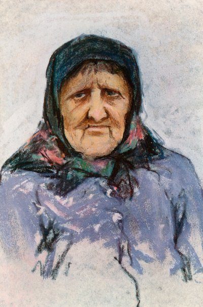 Studie Doukhoborské ženy od Harold Copping