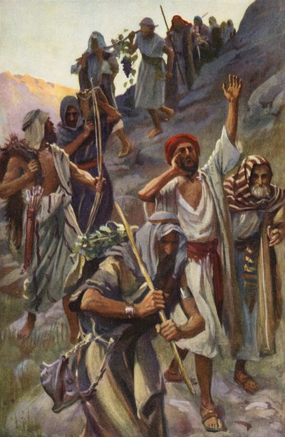 Návrat špionů (barevná litografie) od Harold Copping