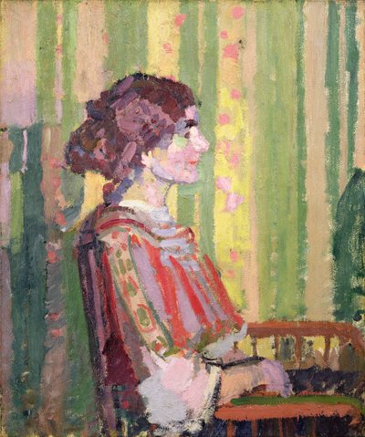 Paní Robert Bevan, kolem roku 1913 (olej na plátně) od Harold Gilman