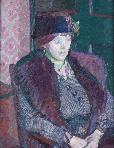 Portrét paní Victor Sly, c.1914-15 od Harold Gilman