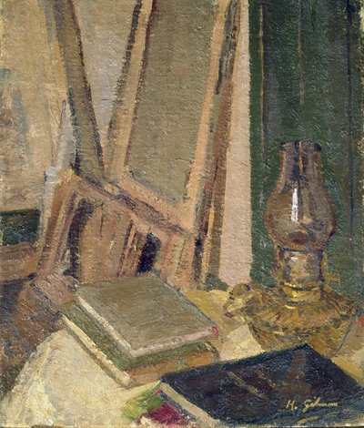 Interiér studia od Harold Gilman