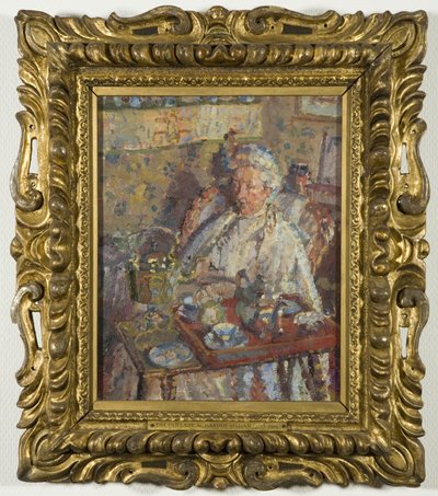 Stará dáma (olej na plátně) od Harold Gilman