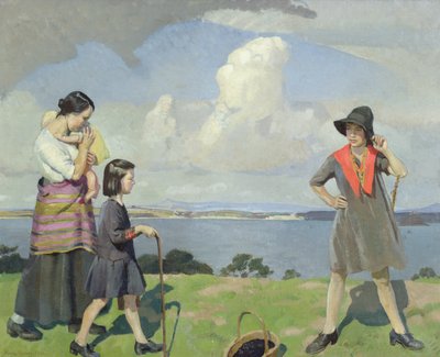 Procházka po moři, sběrači ostružin od Harold Harvey