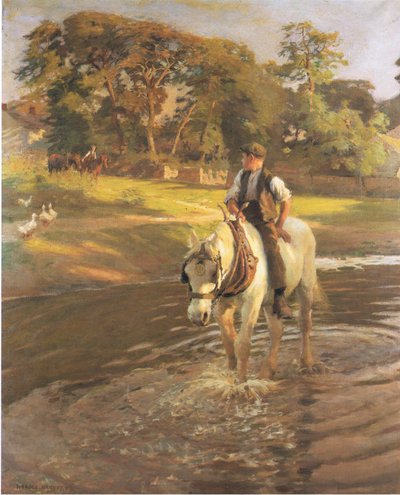Napájení koně (barva lito) od Harold Harvey