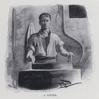 Síto (č/b foto) od Harold Hume Piffard