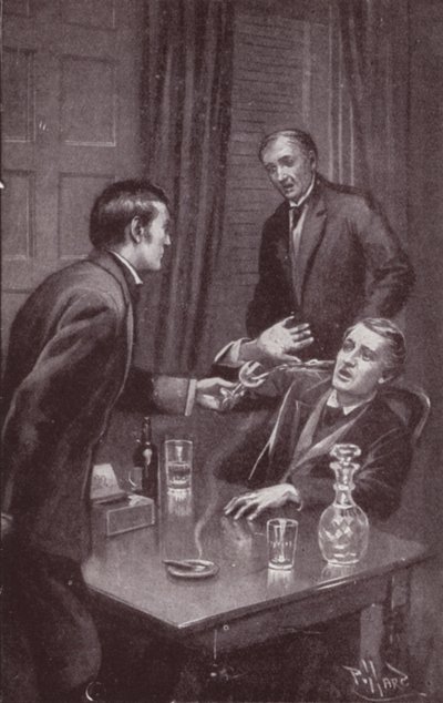 Ilustrace pro The Mystery Of Edwin Drood od Charlese Dickense (litho) od Harold Hume Piffard