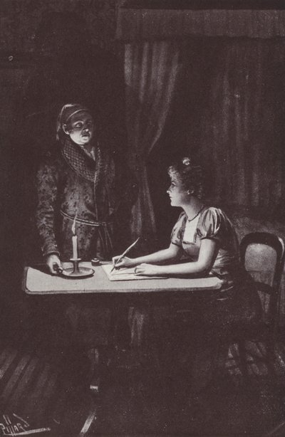 Ilustrace pro Vanity Fair od Williama Makepeace Thackeraye (litho) od Harold Hume Piffard