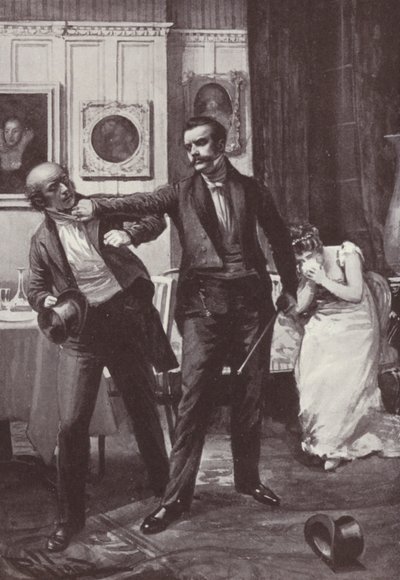 Ilustrace pro Vanity Fair od Williama Makepeace Thackeraye (litho) od Harold Hume Piffard
