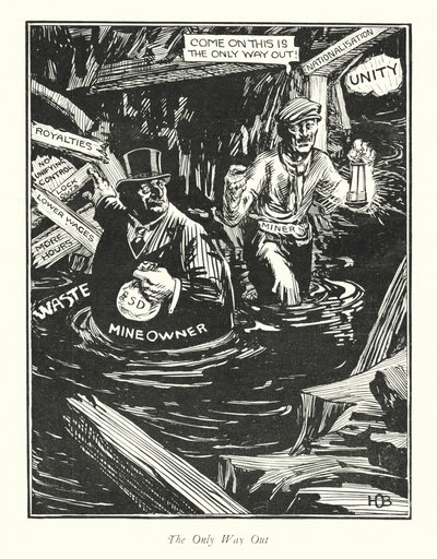 Jediná cesta ven (litografie) od Harold Outram Batho