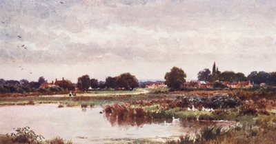 Dunsfold, nedaleko Cranleighu (barevná litografie) od Harold Sutton Palmer