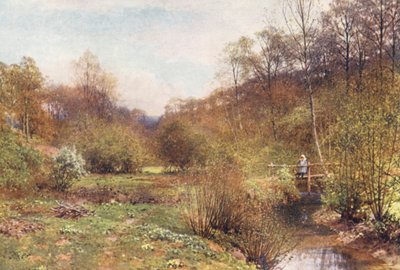The Budding Year, Ockley (barevná litografie) od Harold Sutton Palmer