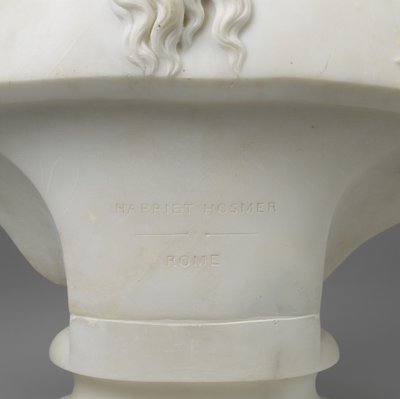 Medusa, kolem roku 1854 (mramor) od Harriet Goodhue Hosmer
