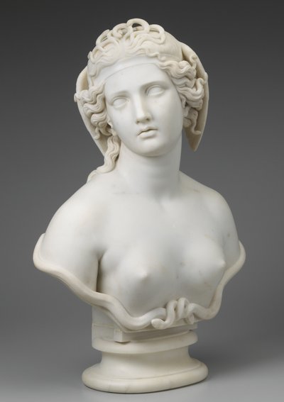 Medúza, kolem roku 1854 od Harriet Goodhue Hosmer
