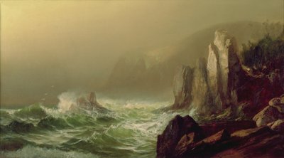 Ostrov Grand Manan (olej na plátně) od Harrison Bird Brown