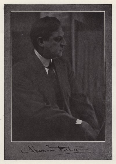 Harrison Fisher (1875-1934), americký ilustrátor (černobílá fotografie) od Harrison Fisher