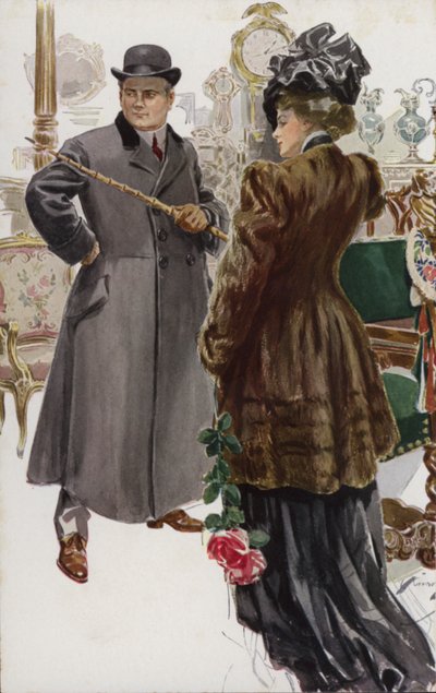 Ilustrace k filmu Když se muž ožení od Mary Roberts Rinehart od Harrison Fisher