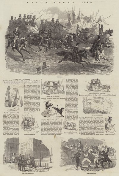 Závody Epsom, 1849 od Harrison William Weir