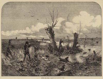 Snipe Střelba od Harrison William Weir