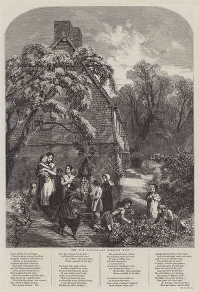 Májová girlanda od Harrison William Weir
