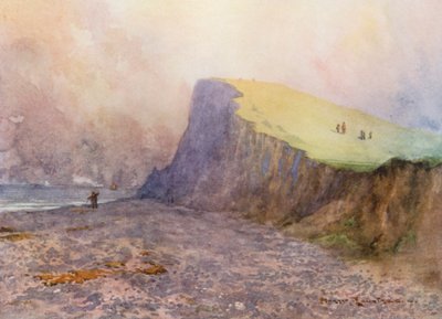 Golfplätze: Sheringham, außerhalb der Grenzen, auf dem Weg zum siebten Loch von Harry (1878-1950) Rountree