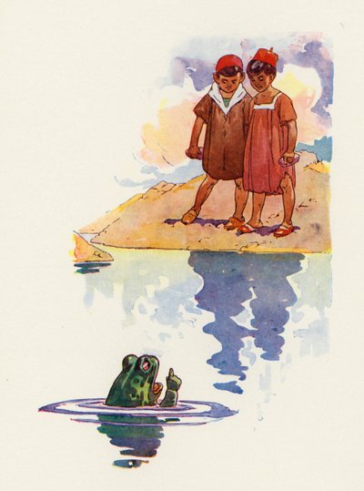 Chlapci a žáby (barva lito) od Harry Rountree