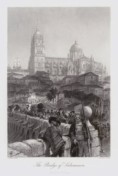 Most Salamanca (rytina) od Harry (after) Fenn