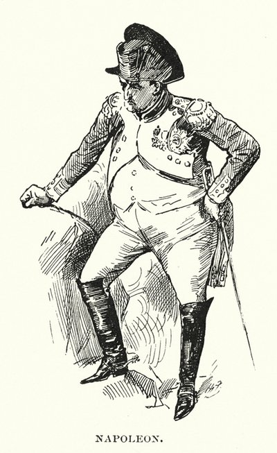 Napoleon (litografie) od Harry (after) Furniss