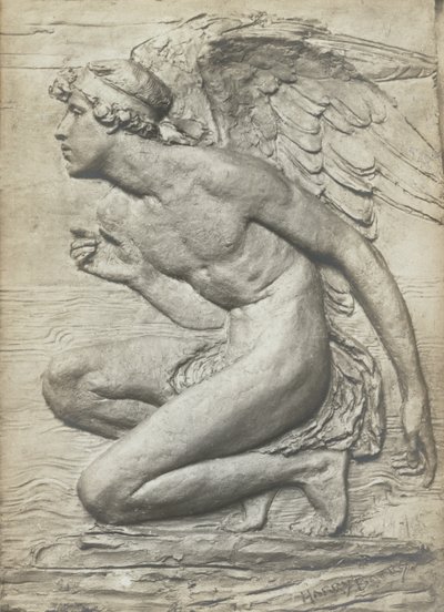 Příběh Psyché: (postříbřený bronz) (viz 198359 a 201279) od Harry Bates