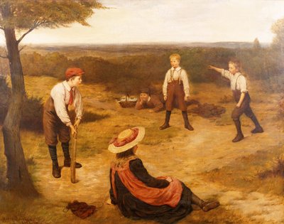 Kriketová hra od Harry Brooker
