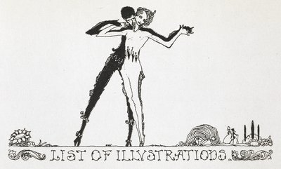 Tančící muž a žena. od Harry Clarke