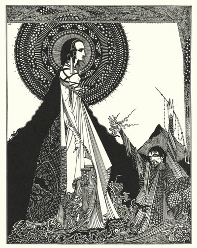 Edgar Allan Poe: Ligeia (litografie) od Harry Clarke
