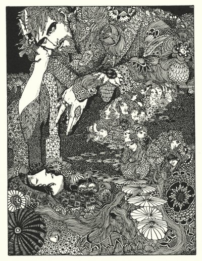Edgar Allan Poe: Morella (litografie) od Harry Clarke