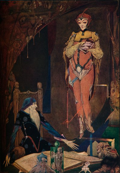 Ilustrace Faust, 1925 od Harry Clarke