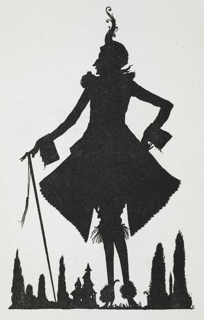 Ilustrace k příběhu „Riquet s chomáčem“. od Harry Clarke