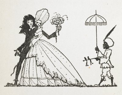 Kuvitus tarinalle "keiju". od Harry Clarke