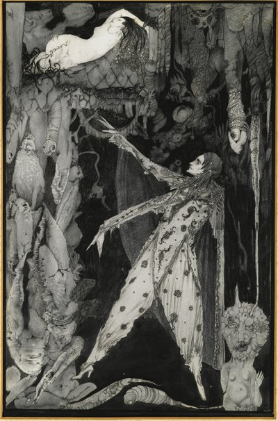 Ilustrace ke Goethes Faustovi, 1924-1925 od Harry Clarke