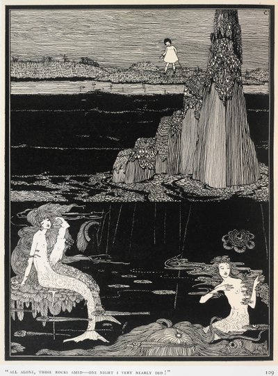 Mořské panny, ilustrace z 