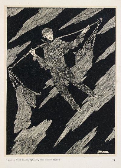 Star-Talk. "Jak se ti daří, Vodnáři, této mrazivé noci?" od Harry Clarke