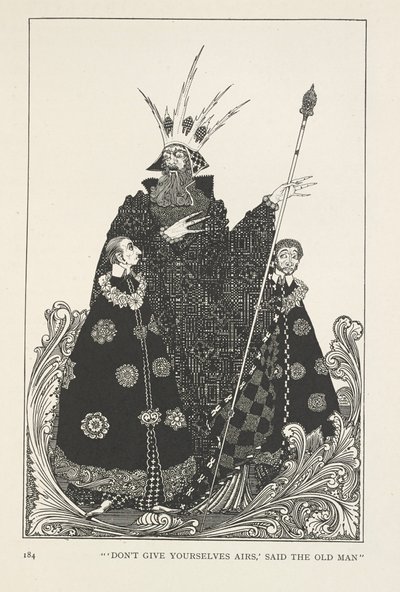 Tonttumäki. "Älkää antako ilmaa", sanoi vanha mies. od Harry Clarke
