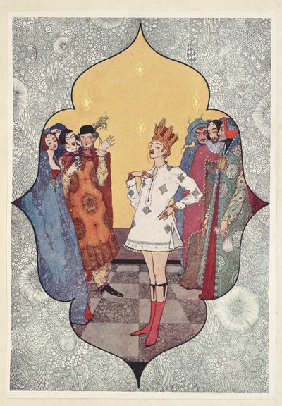 Císařovy nové šaty. Ach, jak dobře vypadají! Jak kapitálně se hodí! od Harry Clarke