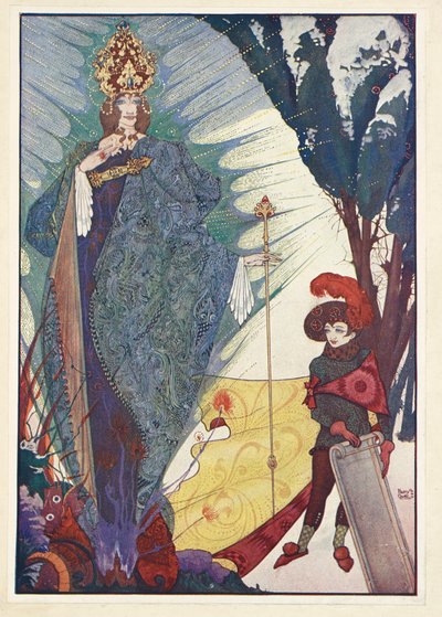 Sněhová královna. Kay a Sněhová královna. od Harry Clarke