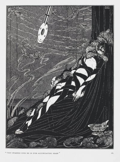 Nahrnuli se na mě v každé hromadě. Z příběhu Jáma a kyvadlo. od Harry Clarke