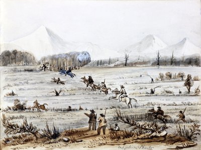 Lov lišek, Magellanův průliv (Chile) od Harry Edmond Edgell