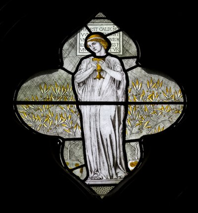 Minley, St Andrew, James Powell & Sons, Harry Ellis Wooldridge, Charita, 1870 od Harry Ellis Wooldridge